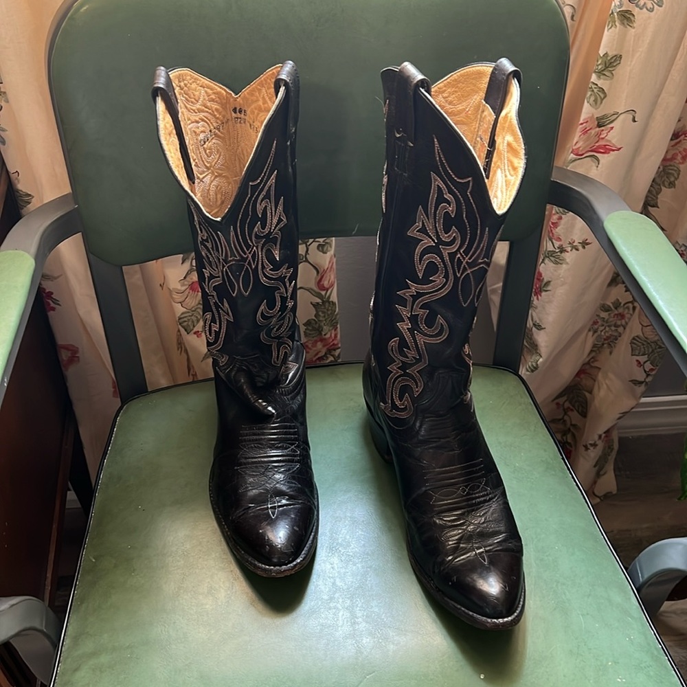 Larry Mahan vintage men’s cowboy boots